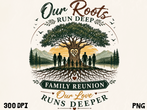 Download Our Roots Run Deep Family Reunion Tree P - Run Collection