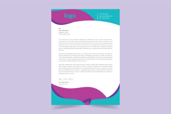 Download Simple Creative Letter Head Template - Creative Collection