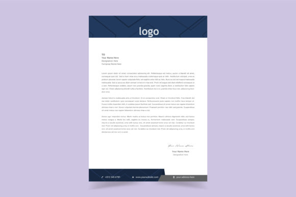 Download Simple Creative Letter Head Template - Creative Collection