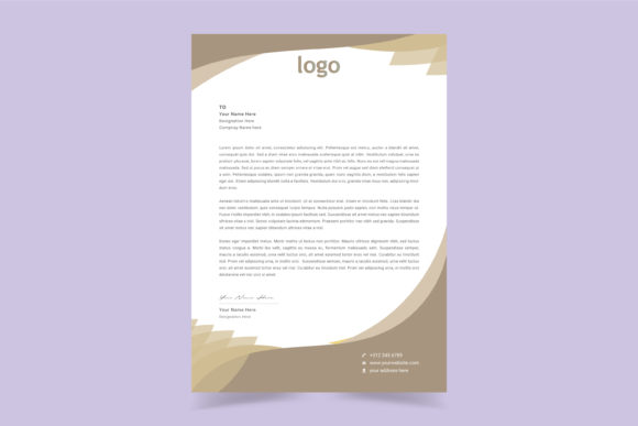 Download Simple Creative Letter Head Template - Creative Collection